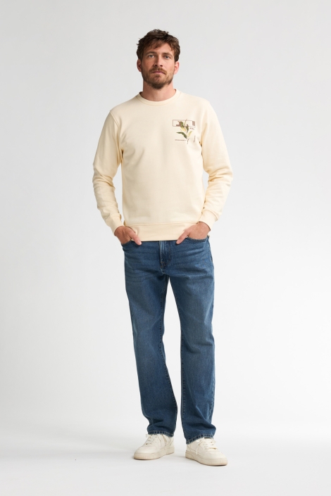 Petrol Industries men sweater round neck print